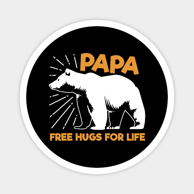 Papa Bear Magnet by Polahcrea